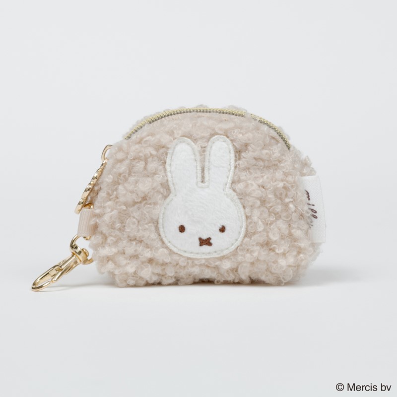 Miffy BOA マイクロポーチ/ベージュ